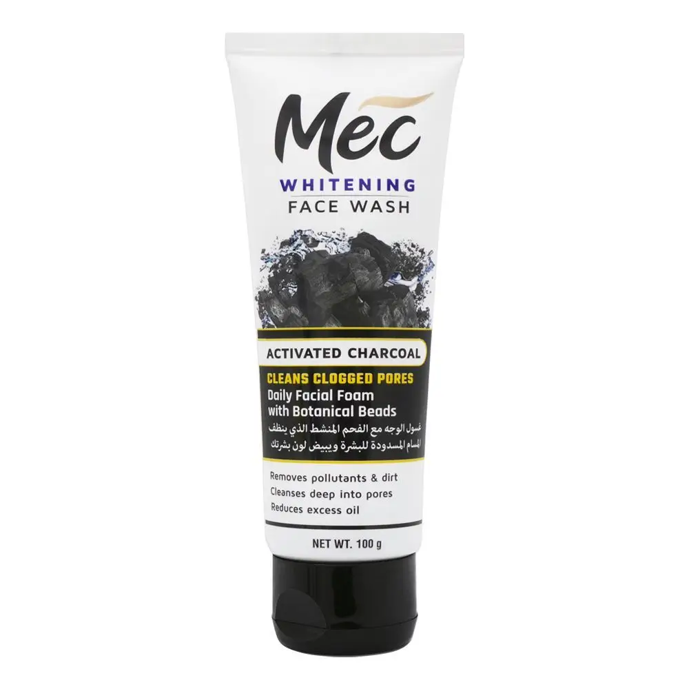 Mec Whitening Face Wash with Activate Charcoal